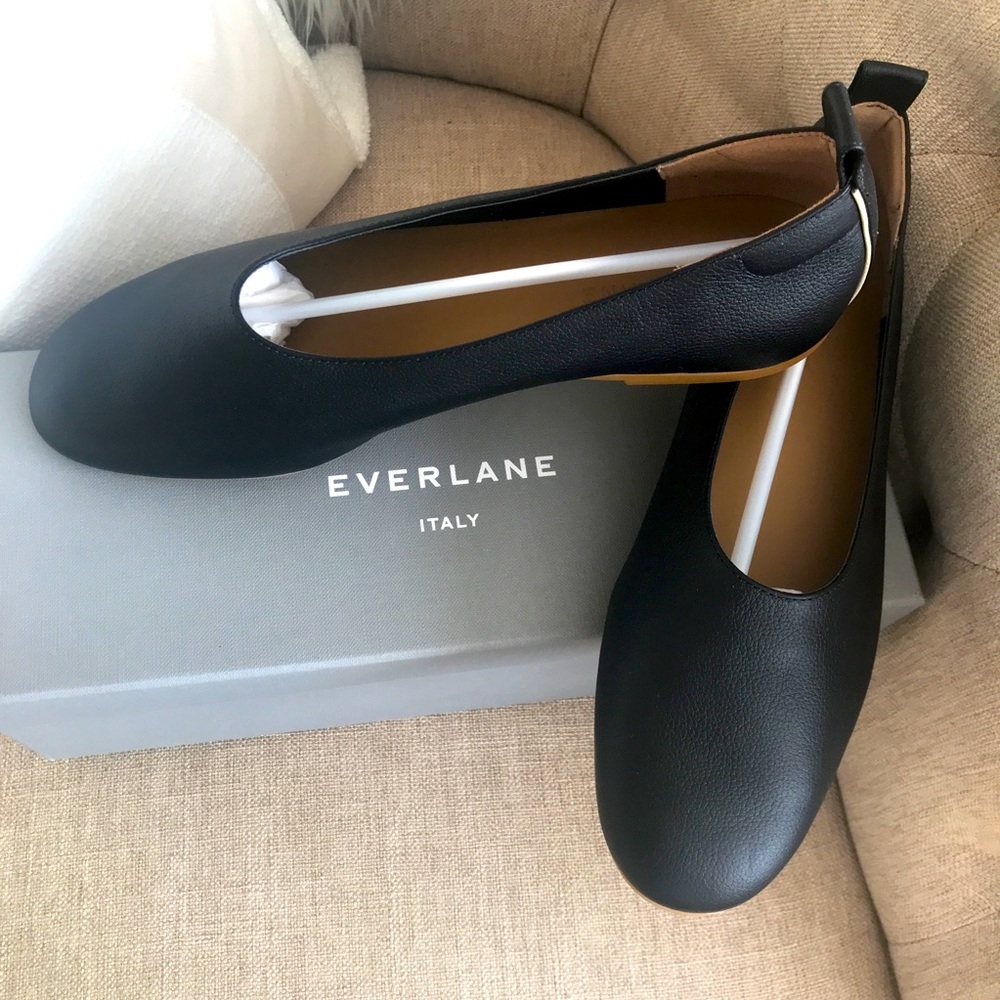 Everlane Day Glove Shoe Flats Black Size 7 BNIB